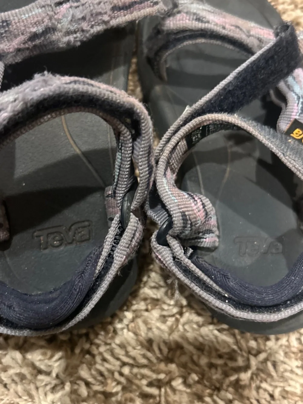 TEVA Toddler Sport Sandals Size 8 Gray Purple